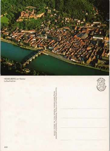 Ansichtskarte heidelberg - ansichtskarte,