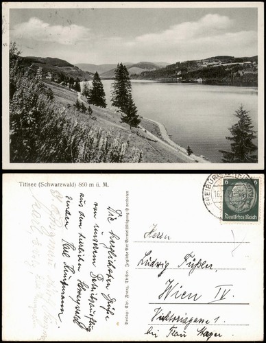 Ansichtskarte titisee neustadt - ansichtskarte, titisee-neustadt