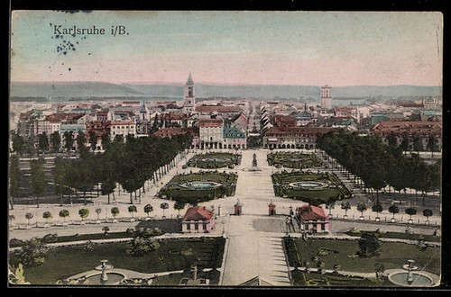 Karlsruhe blick auf - karlsruhe, i