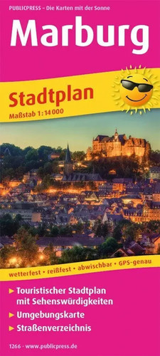 Marburg stadtplan 14 - 1:14, 000