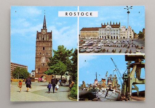 Postkarte rostock - -,