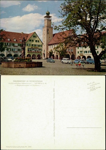 Ansichtskarte freudenstadt - ansichtskarte,