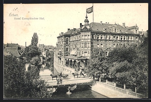 Erfurt gasthof stadthaus - ak, erfurt,