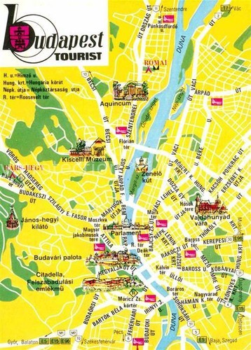 Budapest stadtkarte - budapest,