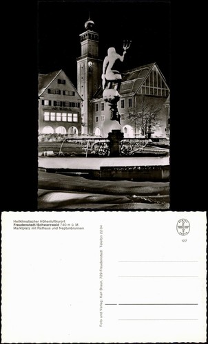 Ansichtskarte freudenstadt - ansichtskarte,