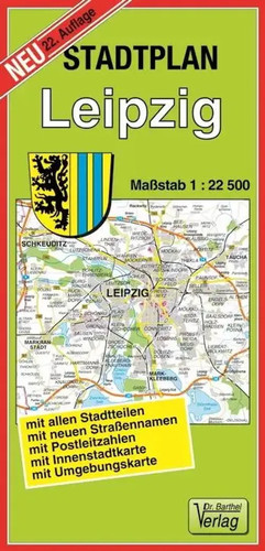 Stadtplan leipzig 500 - leipzig, 1
