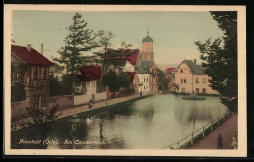 Ansichtskarte neustadt orla - neustadt, /orla