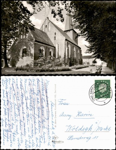 Ansichtskarte neustadt - ansichtskarte,