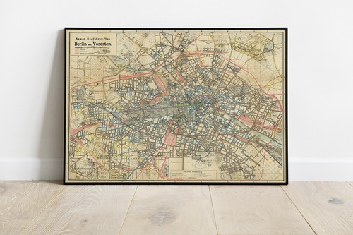Historischer stadtplan berlin - historischer,