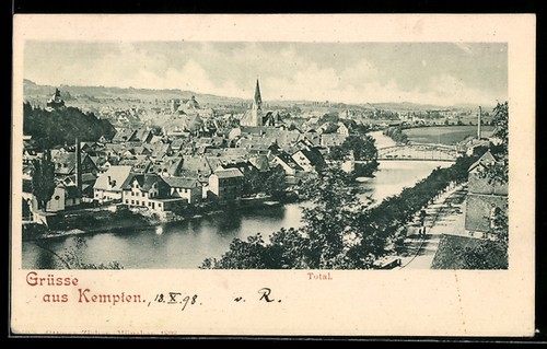 Kempten totalansicht der - kempten,,