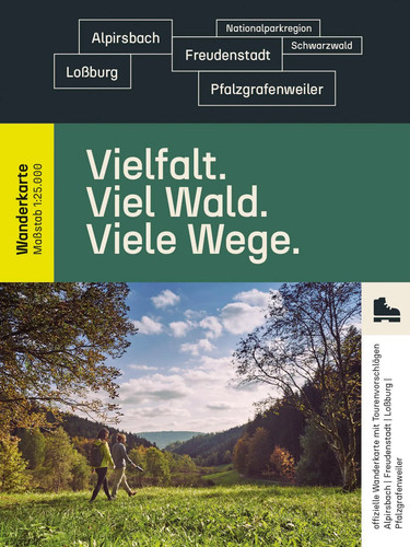 Wanderkarte nationalparkregion - wanderkarte,