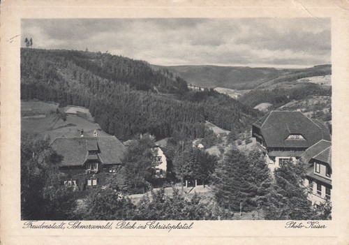 Postkarte freudenstadt - freudenstadt, /