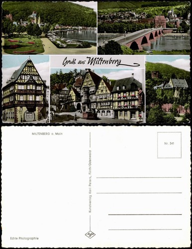 Ansichtskarte miltenberg - ansichtskarte,