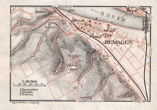 Stadtplan von remagen und - remagen,