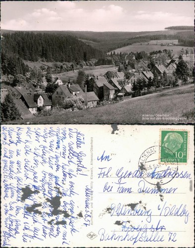 Ansichtskarte altenau - ansichtskarte,