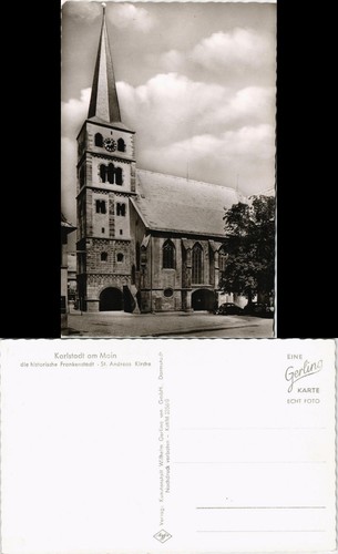 Ansichtskarte karlstadt - karlstadt, am
