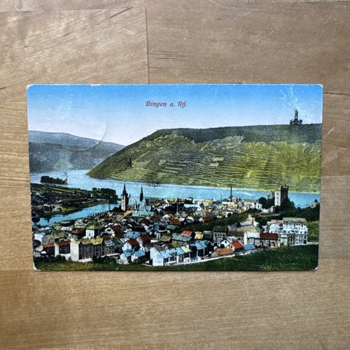 Ansichtskarte postkarte bingen - ansichtskarte,