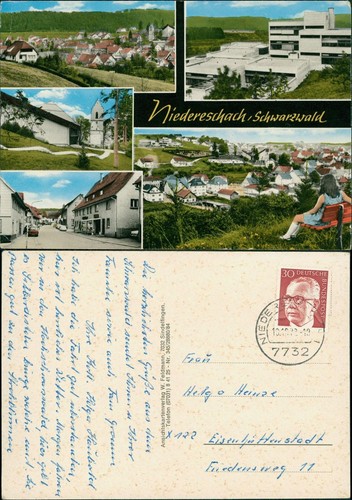 Ansichtskarte niedereschach - ansichtskarte,