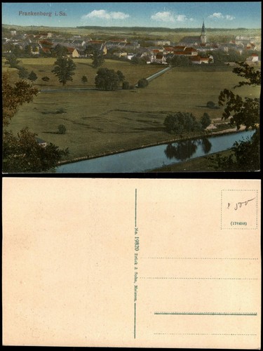 Ansichtskarte frankenberg - ansichtskarte,