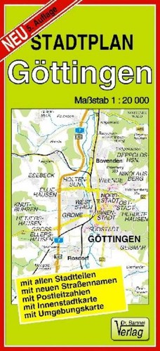 Stadtplan göttingen verlag - stadtplan,