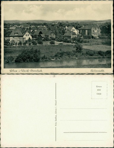 Ansichtskarte löhne blick auf - ansichtskarte,