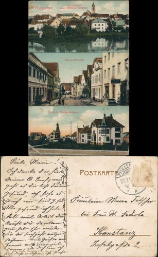 Ansichtskarte pfullendorf - ansichtskarte,