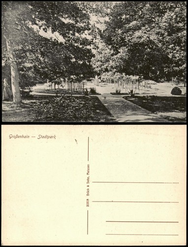 Ansichtskarte großenhain - ansichtskarte,