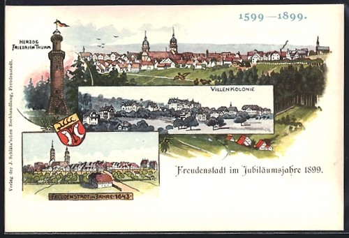 Lithographie freudenstadt - lithographie,