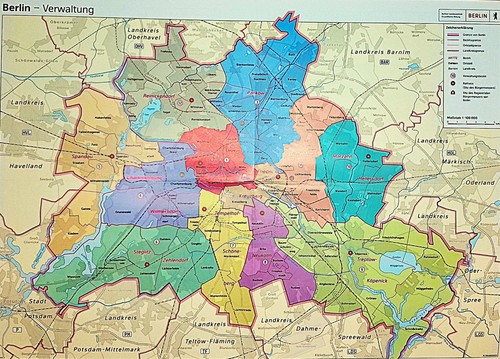 Landkarte berlin bezirke 96 - berlin, 12