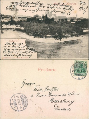 Ansichtskarte konstanz - ansichtskarte,
