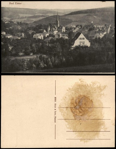 Ansichtskarte bad elster blick - bad,