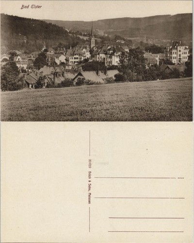 Ansichtskarte bad elster - bad,