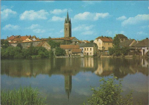 Telč mähren ansichtskarte - telč,
