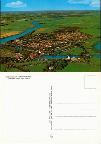 Ansichtskarte friedrichstadt - ansichtskarte,