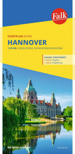 Falk stadtplan extra hannover - stadtplan,