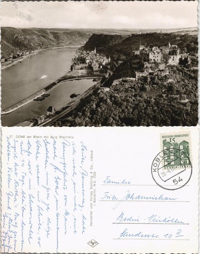 Ansichtskarte sankt goar stadt - sankt,