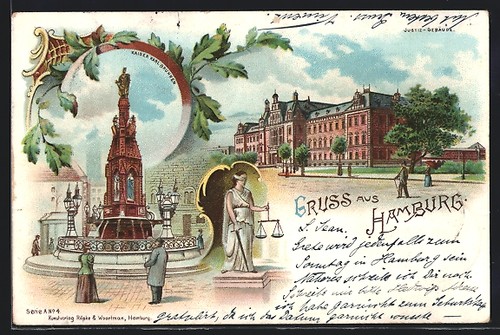 Lithographie hamburg neustadt - lithographie, hamburg-neustadt