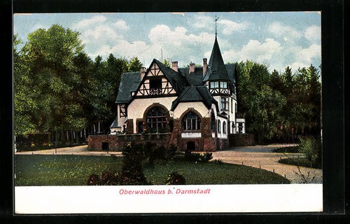 Ansichtskarte darmstadt - ansichtskarte,