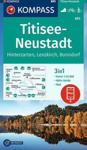 Kompass wanderkarte 893 - kompass,