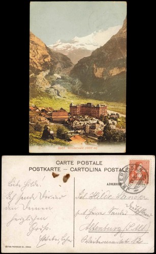 Ansichtskarte grindelwald - ansichtskarte,
