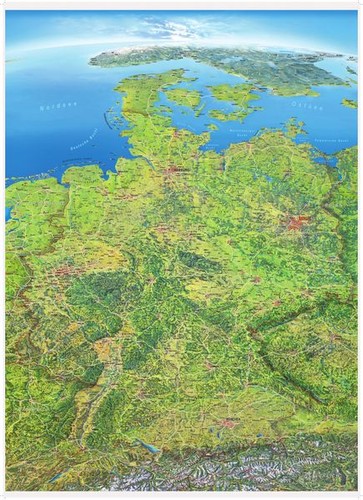 Panoramakarte deutschland - panoramakarte, |