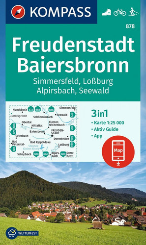 Kompass wanderkarte 878 - kompass,