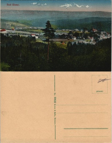 Ansichtskarte bad elster - ansichtskarte,