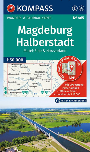 Kompass wanderkarte 465 - kompass,